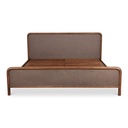 Rye Queen Bed Warm Brown - 1