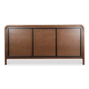 Rye Queen Bed Warm Brown - 4