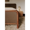 Rye King Bed Warm Brown - 8