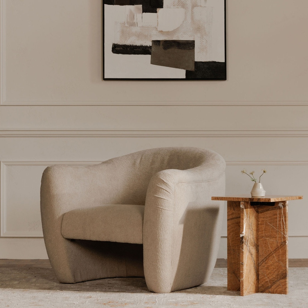 Blair Accent Table Golden Forest Marble - 5