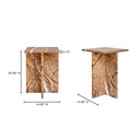 Blair Accent Table Golden Forest Marble - 8