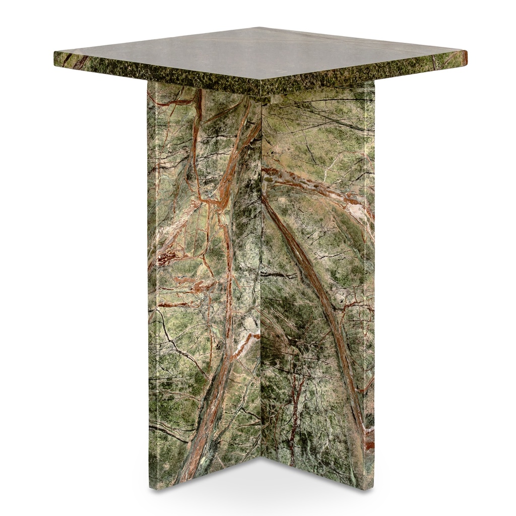 Blair Accent Table Rainforest Green Marble - 1