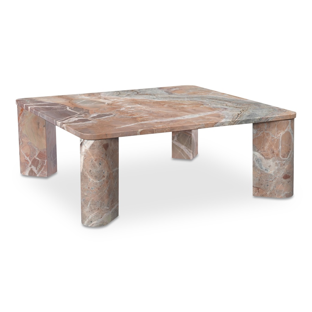 Segment Coffee Table Orange Levante Marble - 1