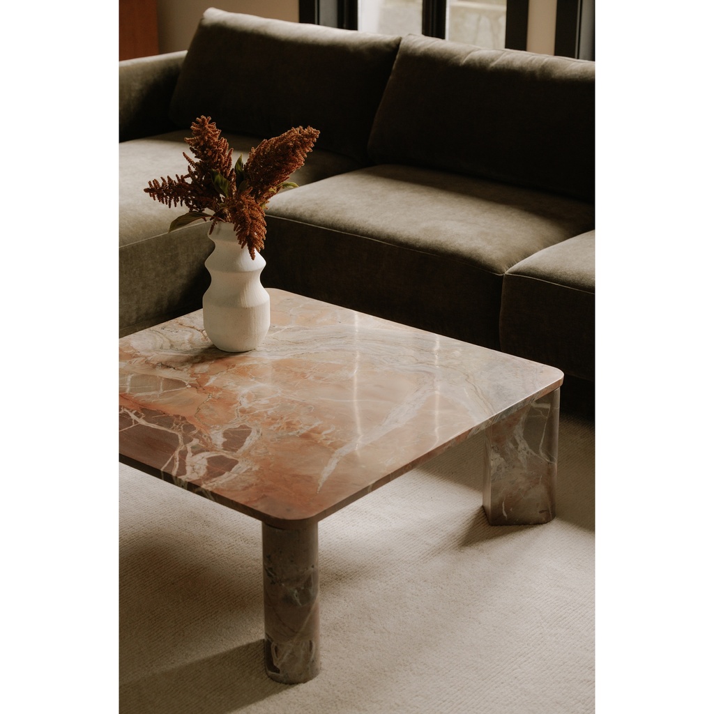 Segment Coffee Table Orange Levante Marble - 9