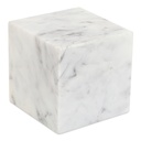 Cora Cube Tabletop Accent Banswara Purple White Marble - 1