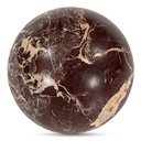 Odessa Sphere Tabletop Accent Red Levanto Marble - 1