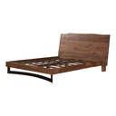 Bent Queen Size Bed Brown - 2