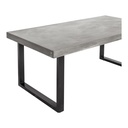 Jedrik Outdoor Dining Table Large Grey - 2