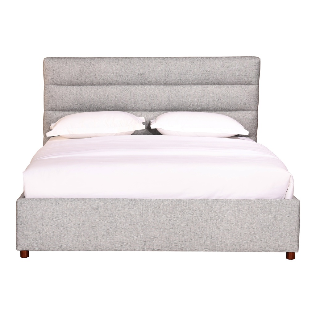 Takio King Bed Light Grey - 2