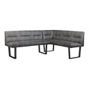 Hanlon Corner Bench Dark Grey - 1