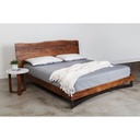 Bent King Size Bed Brown - 6