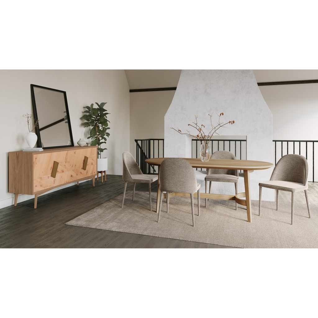Trie Small Dining Table Natural - 8