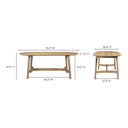 Trie Small Dining Table Natural - 9