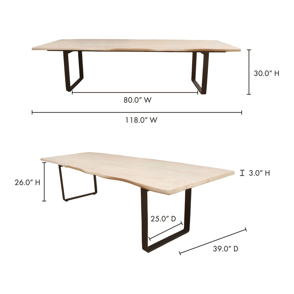 Wilks Dining Table White - 4