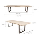 Wilks Dining Table White - 4