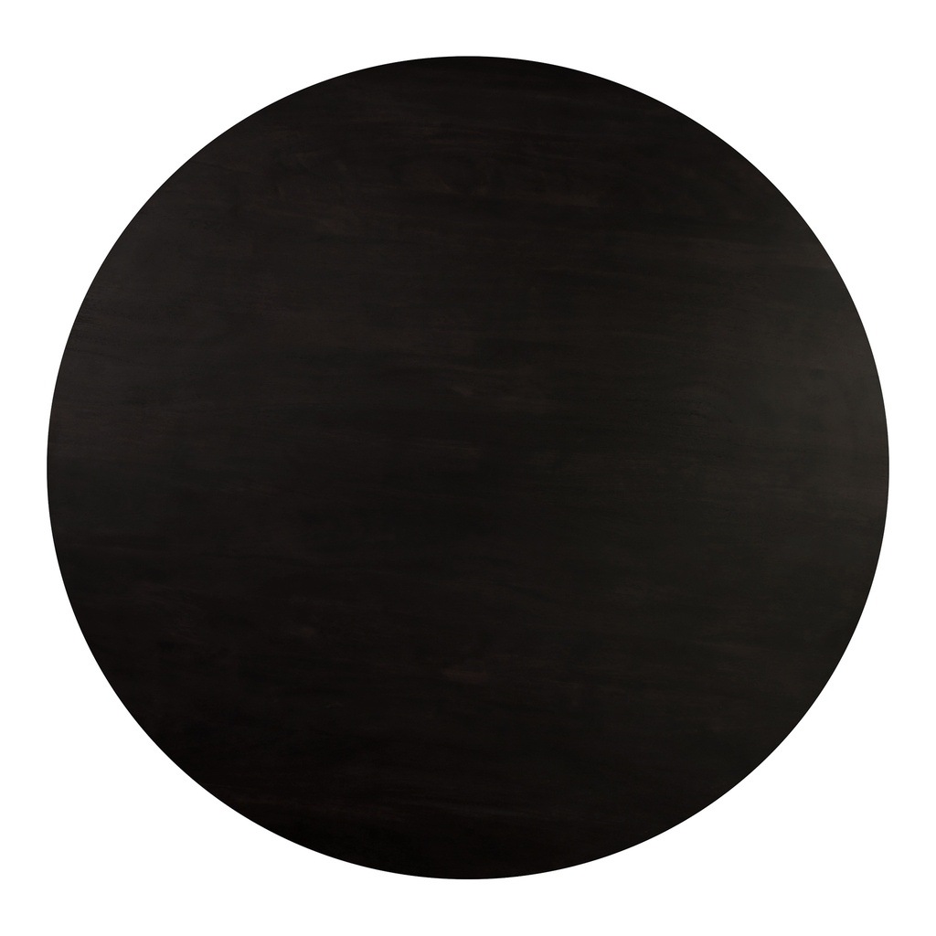 Povera Round Dining Table Black - 2