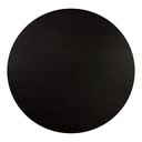 Povera Round Dining Table Black - 2