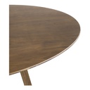 Aldo Round Dining Table Walnut - 2