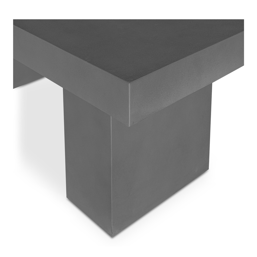 Antonius Outdoor Dining Table Grey - 5