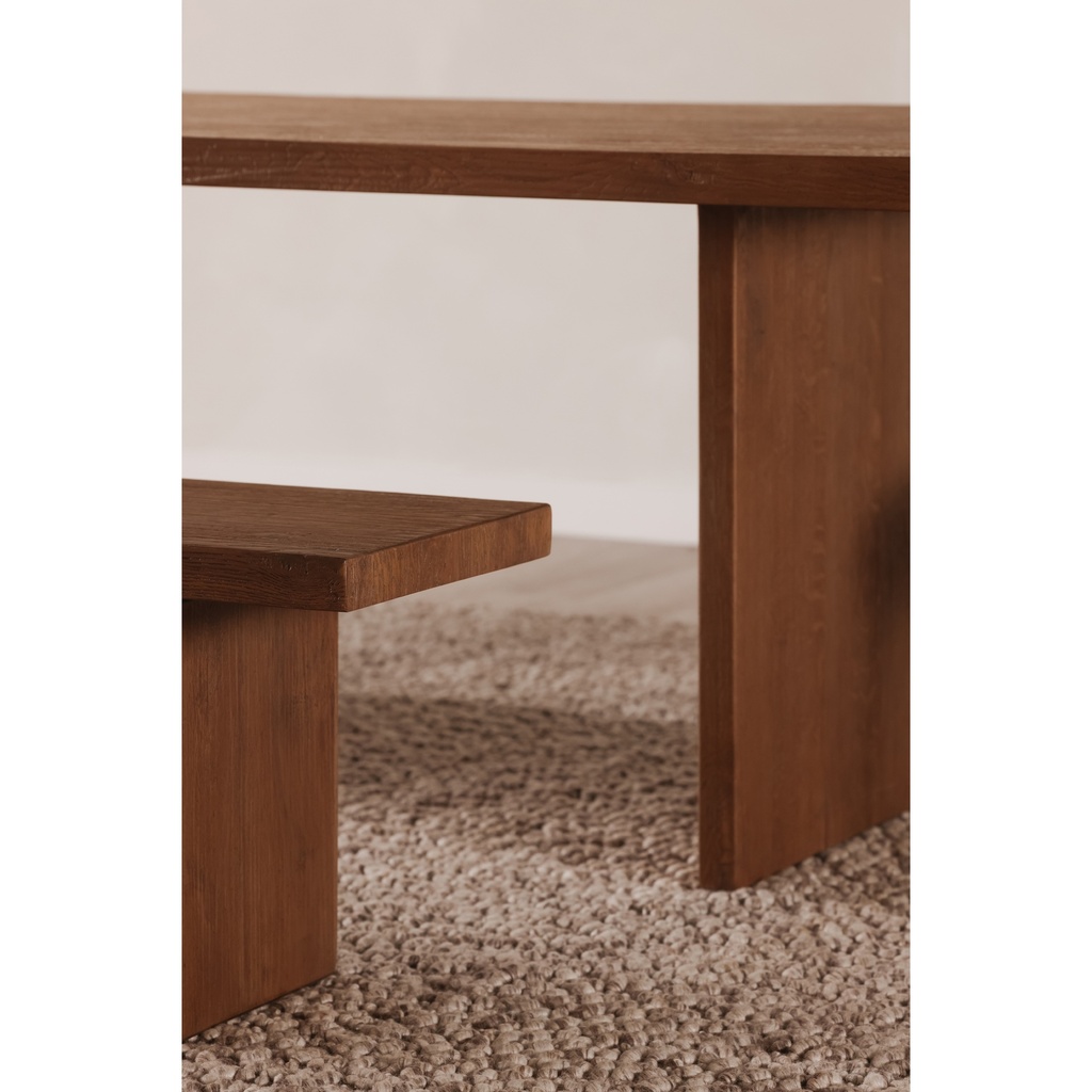 Koshi Dining Table Sandblasted Amber Oak - 5