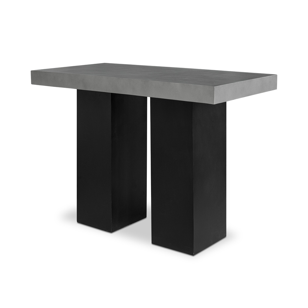 Lithic Outdoor Bar Table Grey - 1