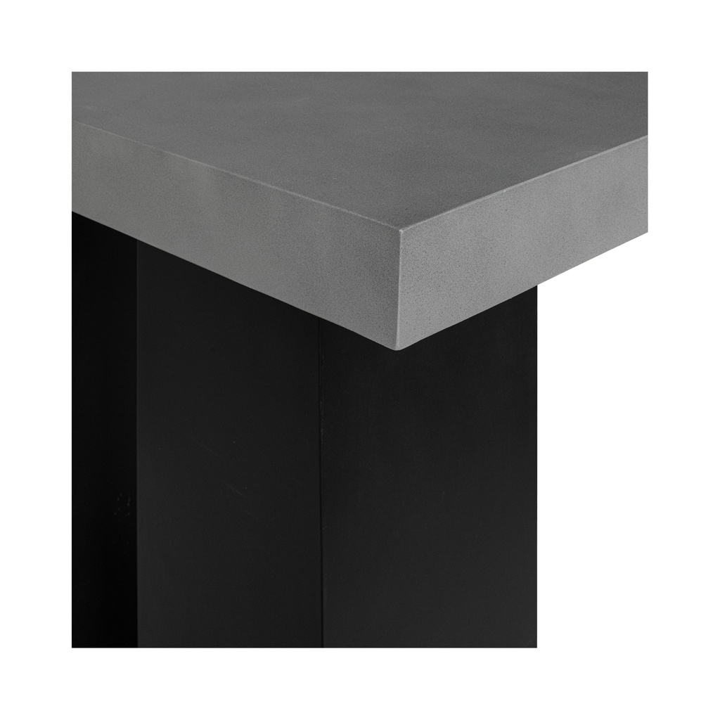 Lithic Outdoor Bar Table Grey - 3