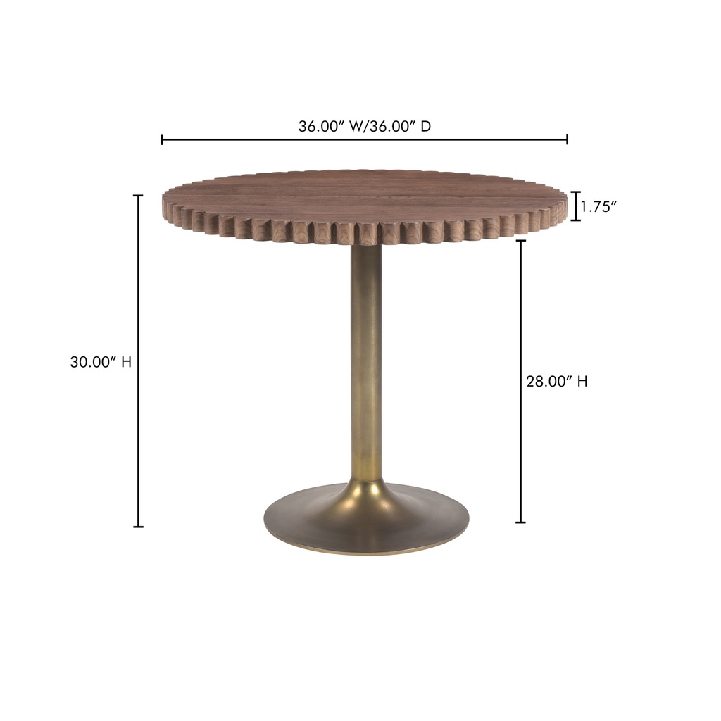 Nomi Cafe Table Brown - 12