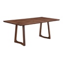 Silas Dining Table Walnut Brown - 1