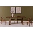 Silas Dining Table Walnut Brown - 5