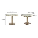 Celeste Cafe Table Green Onyx Marble - 14