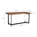 Bent Counter Table Brown - 6