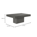 Maxima Outdoor Coffee Table Grey - 6