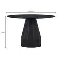 Templo Outdoor Dining Table Black - 8