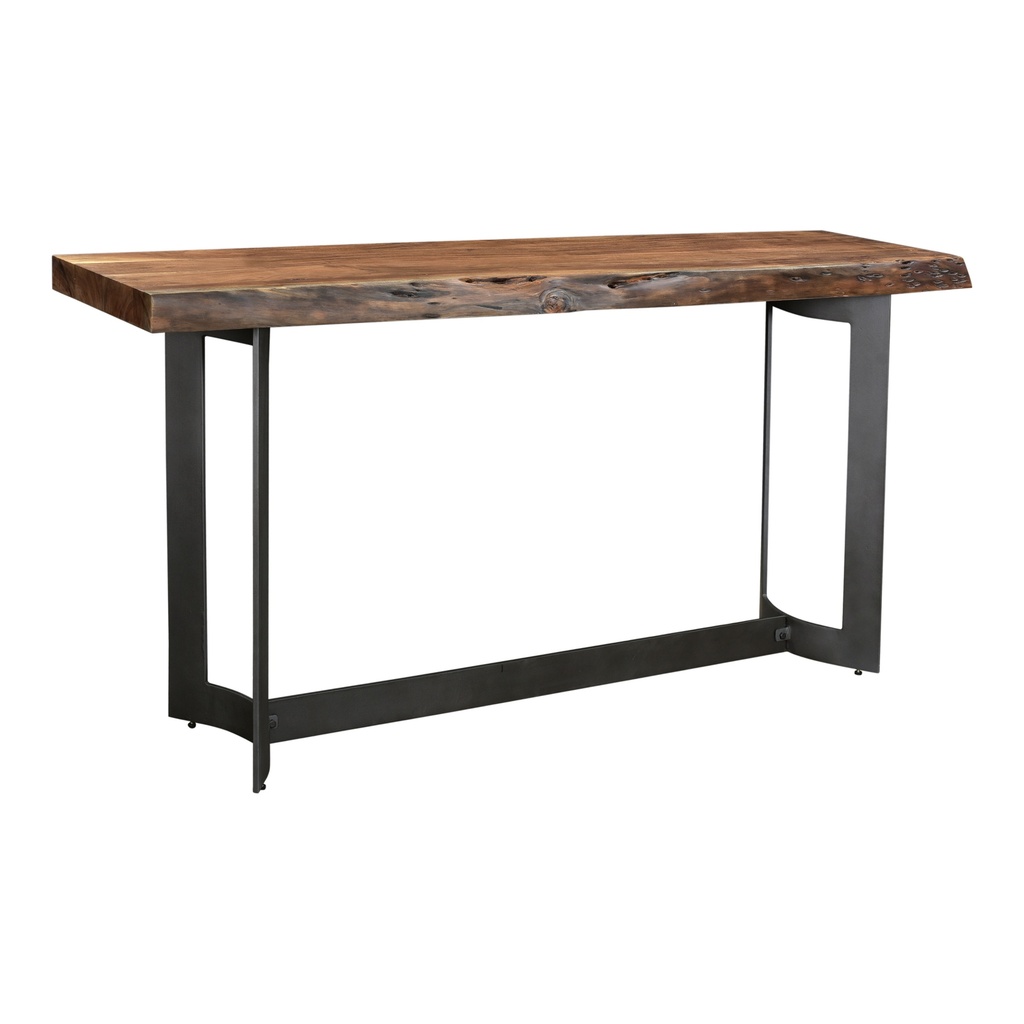 Bent Console Table Brown - 1