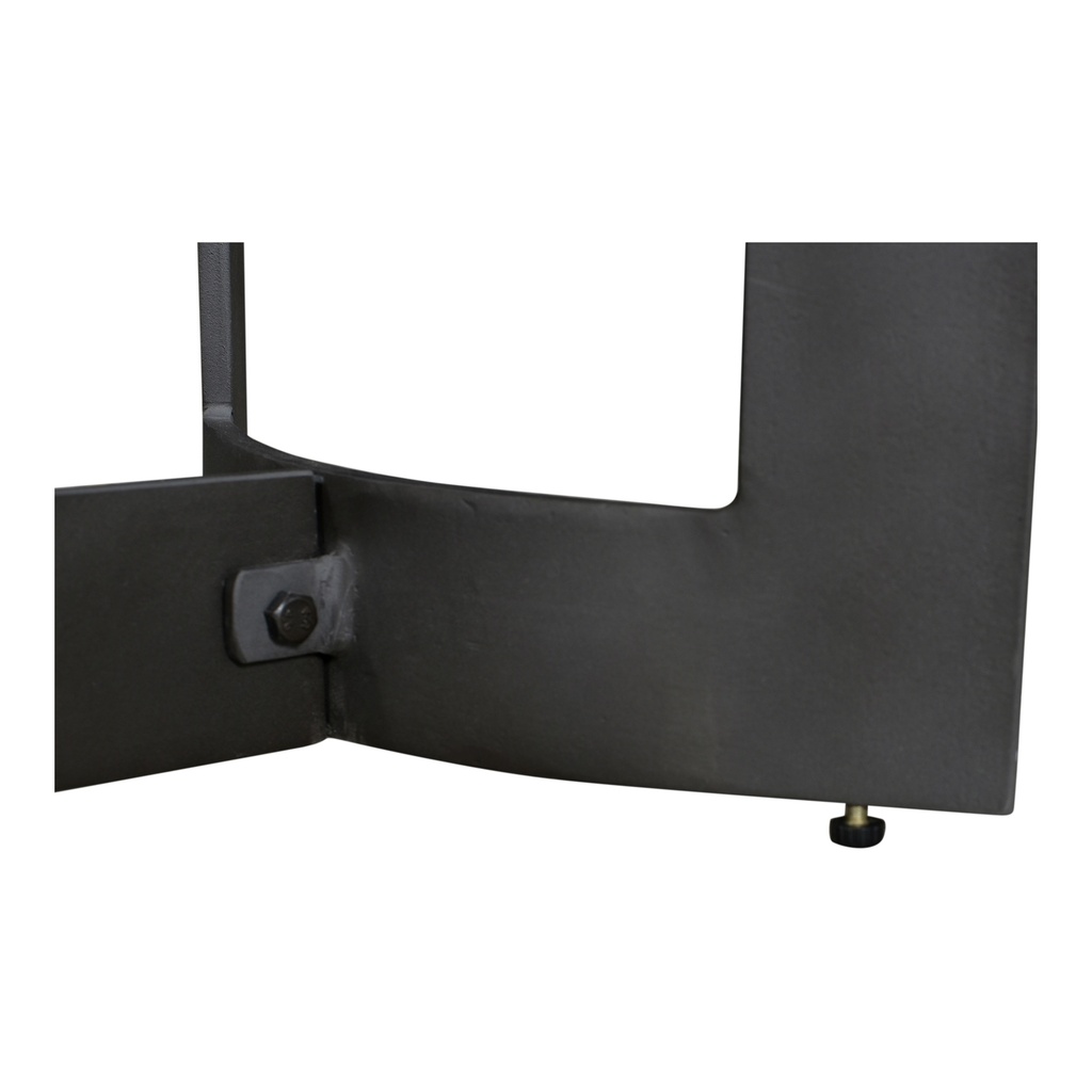 Bent Console Table Brown - 3