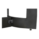 Bent Console Table Brown - 3