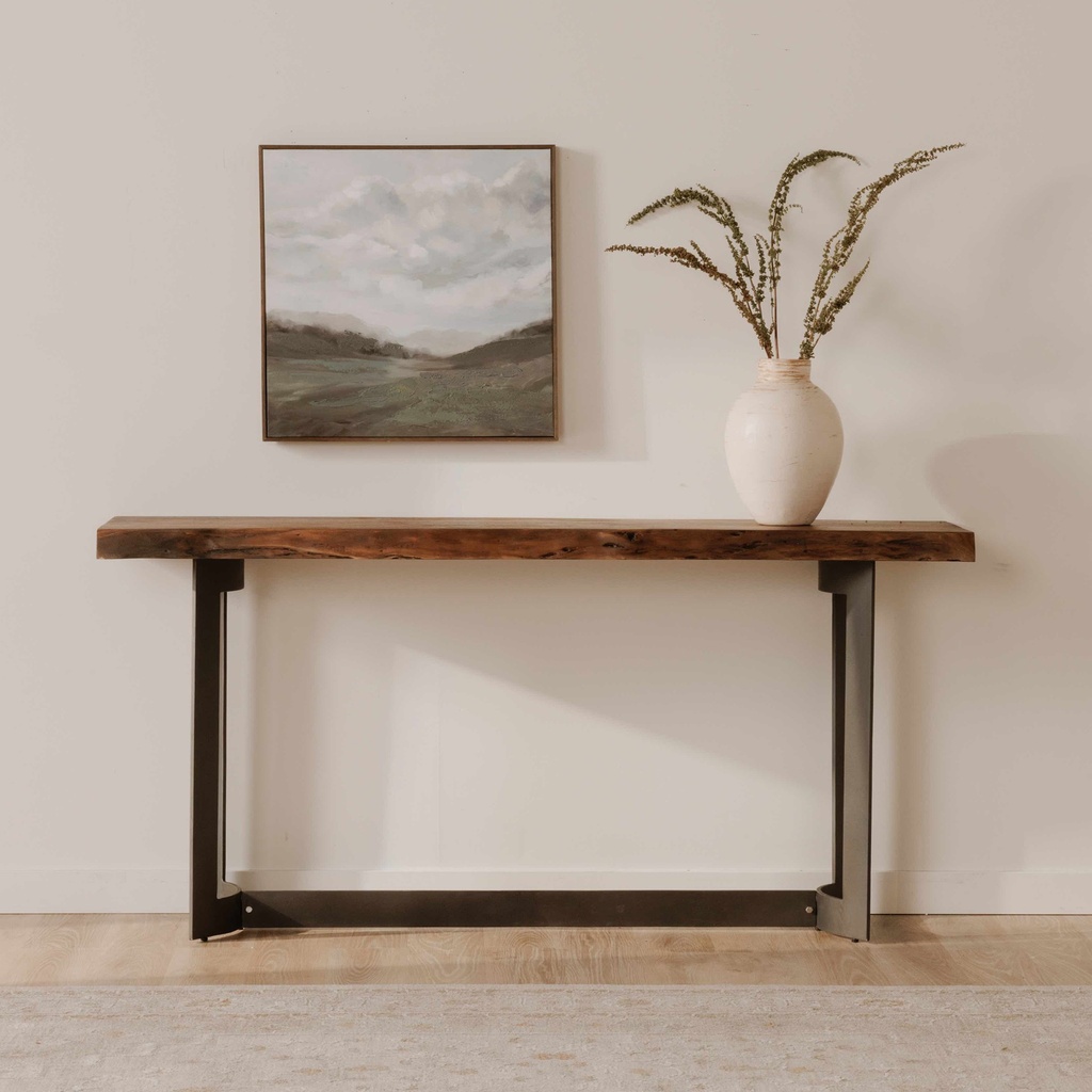 Bent Console Table Brown - 6