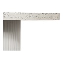 Lyon Outdoor Dining Table White Terrazzo - 4