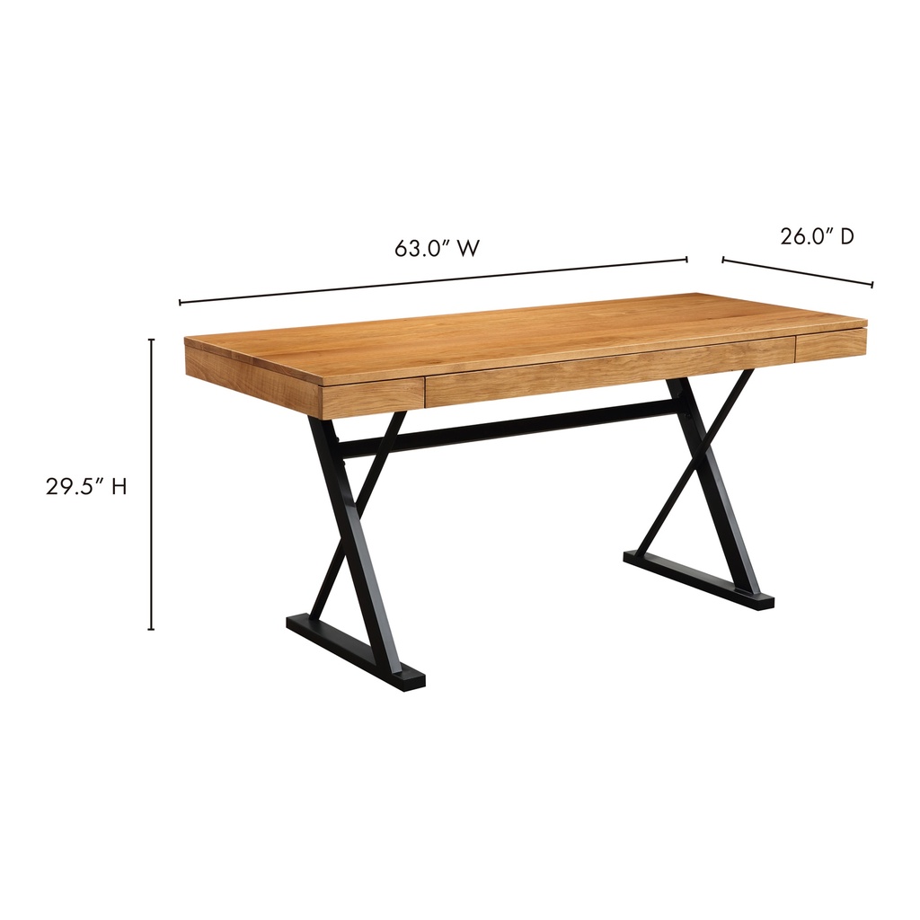 Profecto Desk Natural Oak - 10