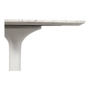 Tuli Outdoor Cafe Table White Terrazzo - 1