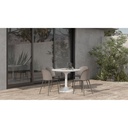 Tuli Outdoor Cafe Table White Terrazzo - 6