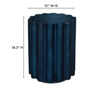 Taffy Accent Table Navy Blue - 4