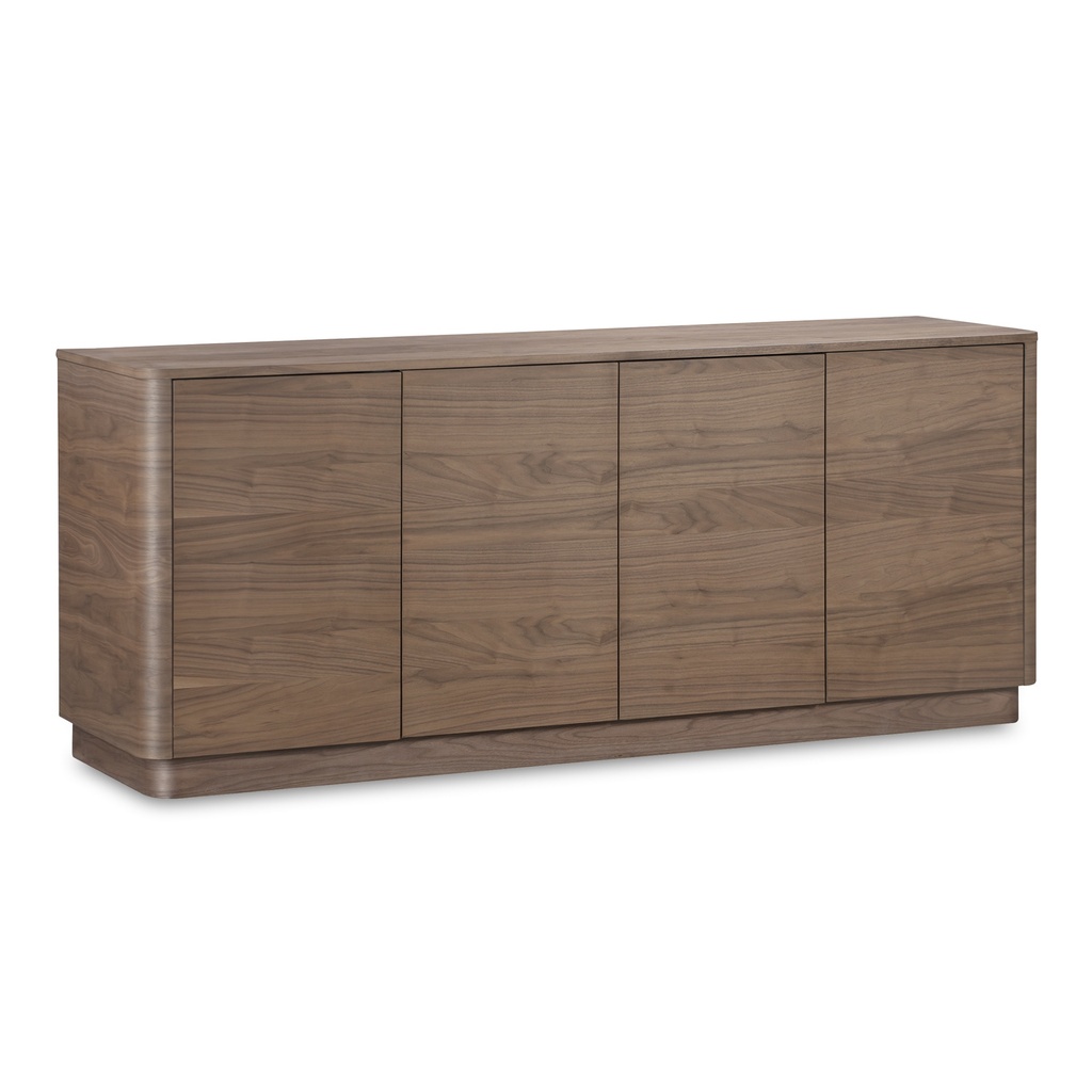 Round Off Sideboard Walnut Brown - 1