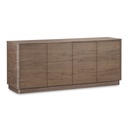 Round Off Sideboard Walnut Brown - 1