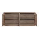 Round Off Sideboard Walnut Brown - 4