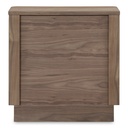 Round Off Tall Nightstand Walnut Brown - 2