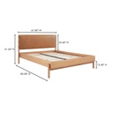 Colby Queen Bed Brown - 14