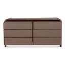 Rye 6 Drawer Dresser Warm Brown - 1