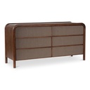 Rye 6 Drawer Dresser Warm Brown - 2