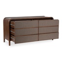 Rye 6 Drawer Dresser Warm Brown - 3